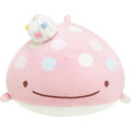 Japan San-X Super Mochimochi Stuffed Toy (S) - Jinbesan Pink / Ice Jellyfish - 2