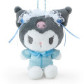 Japan Sanrio Original Mascot Holder - Kuromi / Light Blue Days - 2