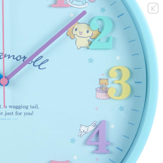 Japan Sanrio Original Wall Clock - Cinnamoroll - 5