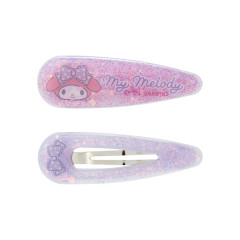 Japan Sanrio Original Kids Hair Pin 2pcs Set - My Melody / Glitter Pink