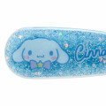 Japan Sanrio Original Kids Hair Pin 2pcs Set - Cinnamoroll / Glitter Blue - 2