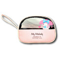 Japan Sanrio Multi Clear Pouch - My Melody / Heart & Striped - 1
