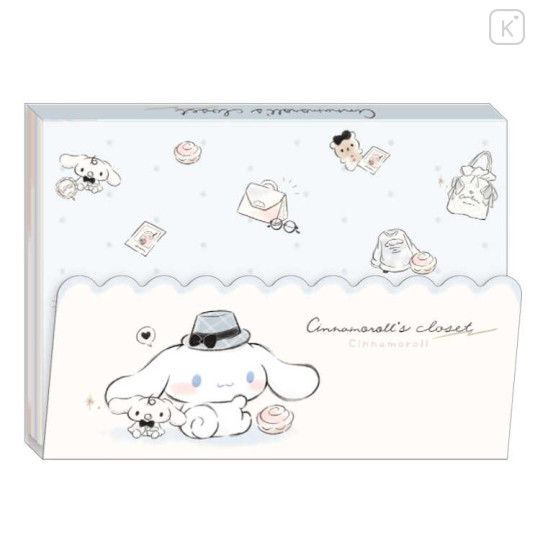 Japan Sanrio A6 Notepad - Cinnamoroll / Closet - 1