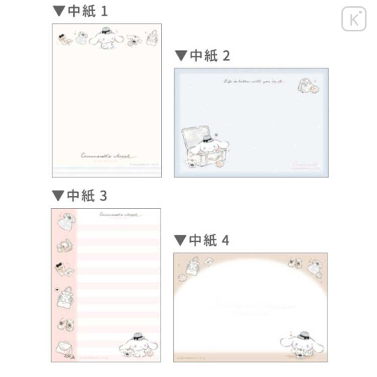 Japan Sanrio A6 Notepad - Cinnamoroll / Closet - 2
