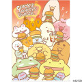 Japan San-X A4 Clear Holder - Chickip Dancers / Yummy Yummy Burger - 1
