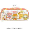 Japan San-X Pen Pouch - Chickip Dancers / Yummy Yummy Burger - 2