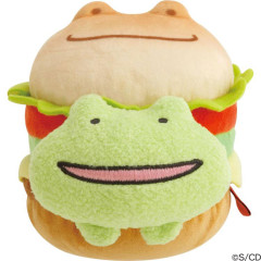 Japan San-X Plush Toy - Chickip Dancers Frog / Yummy Yummy Burger