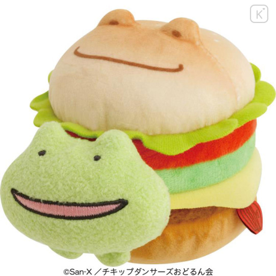 Japan San-X Plush Toy - Chickip Dancers Frog / Yummy Yummy Burger - 2