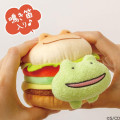 Japan San-X Plush Toy - Chickip Dancers Frog / Yummy Yummy Burger - 4