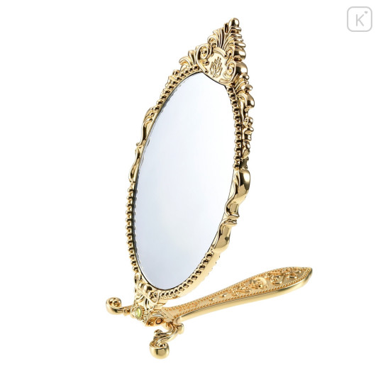 Japan Disney Store Hand Mirror & Stand - Belle / Gold Beauty Dresser - 3