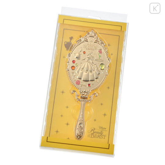 Japan Disney Store Hand Mirror & Stand - Belle / Gold Beauty Dresser - 7