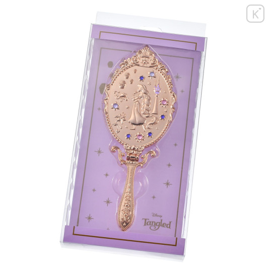 Japan Disney Store Hand Mirror & Stand - Rapunzel / Rose Gold Beauty Dresser - 7