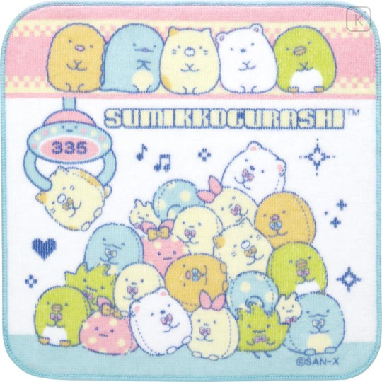 Japan San-X Petit Towel - Sumikko Gurashi / Crane Game - 1