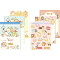 Japan San-X Mini Notepad 2pcs Set - Sumikko Gurashi / Mister Donut