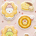 Japan San-X FuniFuni Sticker - Sumikko Gurashi / Mister Donut B - 2