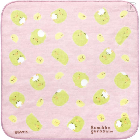 Japan San-X Mini Towel - Sumikko Gurashi / Penguin? & Tapioka - 1