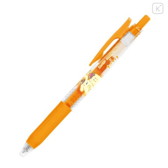 Japan Sanrio × Obakenu Sarasa Clip Gel Pen - Pompompurin / Orange - 1