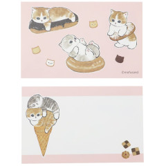 Japan Mofusand Mini Message Card - Cat / Sweets