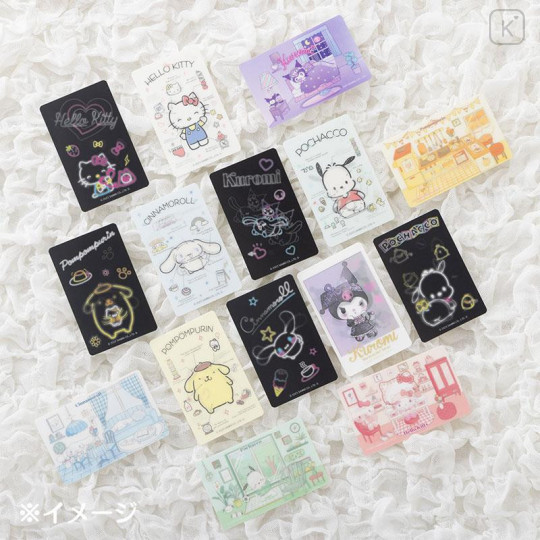 Japan Sanrio Lenticular Sticker - Pompompurin 3 / Magical Department Store - 4