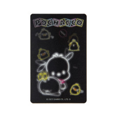 Japan Sanrio Lenticular Sticker - Pochacco / Neon