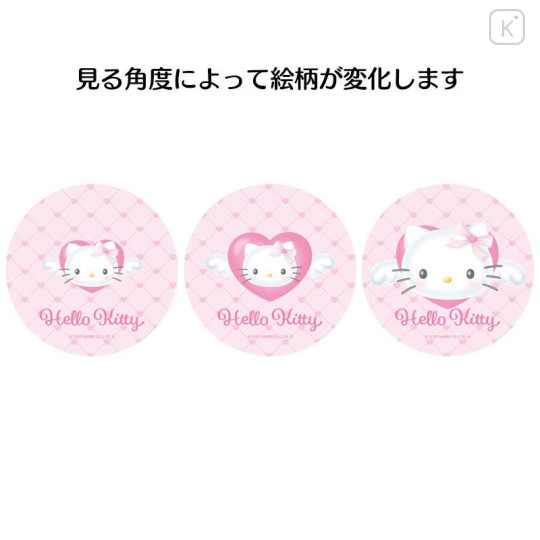 Japan Sanrio Lenticular Can Badge - Hello Kitty / Dreaming Angel - 4