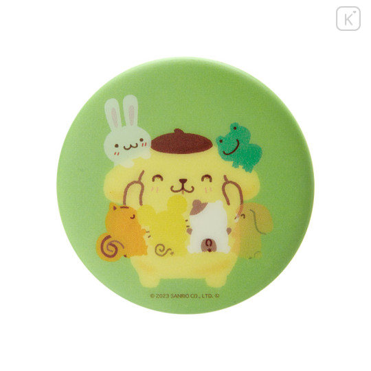 Japan Sanrio Lenticular Can Badge - Pompompurin / Big Brother - 1