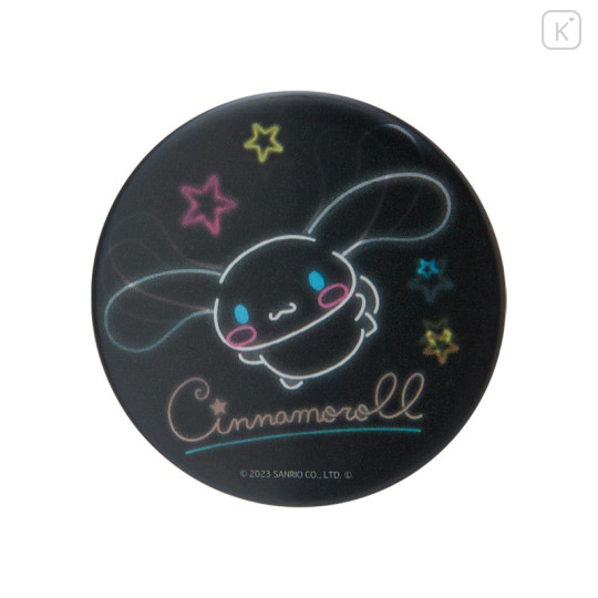 Japan Sanrio Lenticular Can Badge - Cinnamoroll / Neon - 1