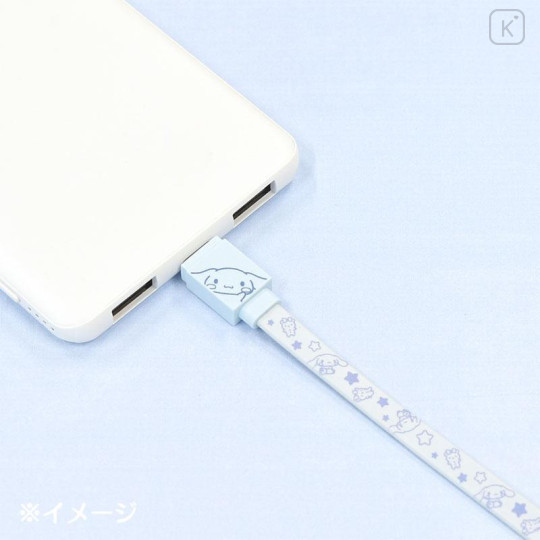 Japan Sanrio USB Type-C to Type-C Sync & Power Cable - Cinnamoroll - 5