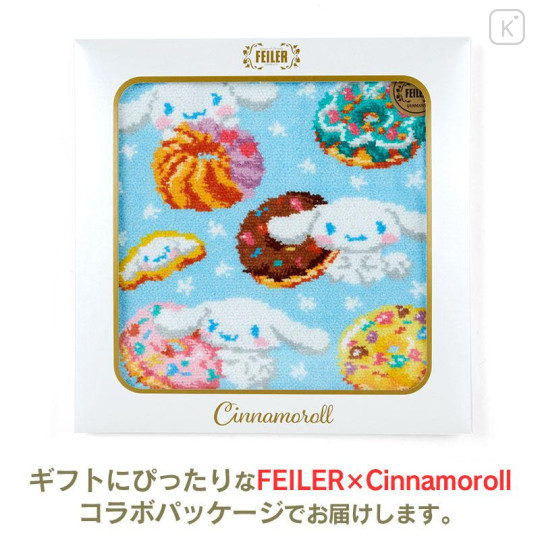 Japan Sanrio × Feiler Chenille Handkerchief - Cinnamoroll - 5