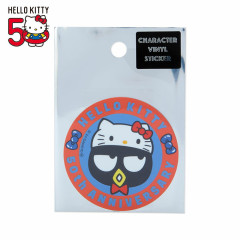 Japan Sanrio Vinyl Sticker - Badtz-maru / Hello Kitty 50th Anniversary