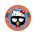 Japan Sanrio Vinyl Sticker - Badtz-maru / Hello Kitty 50th Anniversary - 2