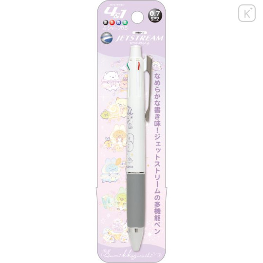 Japan San-X Jetstream 4&1 Multi Pen + Mechanical Pencil - Sumikko Gurashi / Rabbit's Mysterious Spell - 1