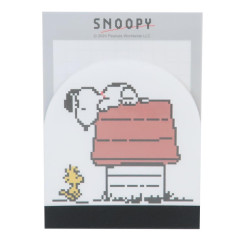 Japan Peanuts Mini Notepad - Snoopy / Pixel Art