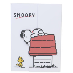 Japan Peanuts A6 Notepad - Snoopy / Pixel Art