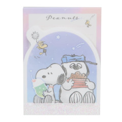 Japan Peanuts Mini Notepad - Snoopy / Nice Day With Friend