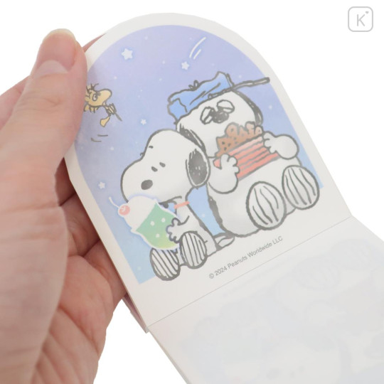 Japan Peanuts Mini Notepad - Snoopy / Nice Day With Friend - 2