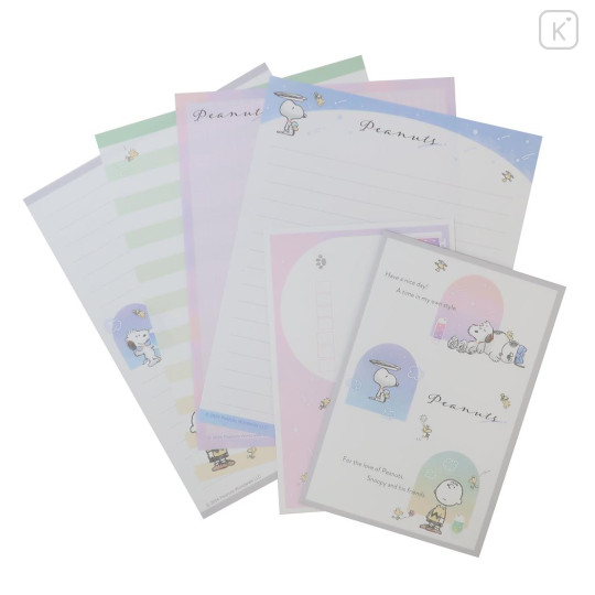 Japan Peanuts Volume Up Letter Set - Snoopy / Nice Day With Friends - 1