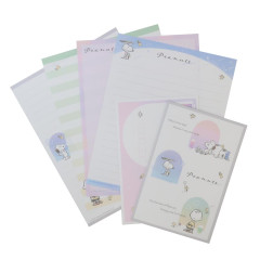 Japan Peanuts Volume Up Letter Set - Snoopy / Nice Day With Friend