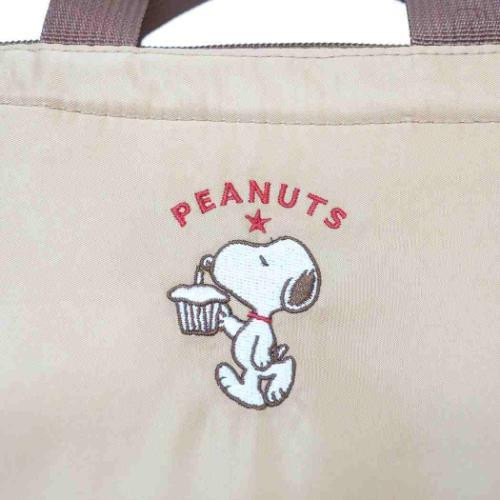 Japan Peanuts Mini Insulated Cooler Bag Lunch Bag - Snoopy / Cupcake - 4
