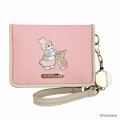 Japan Mofusand Bifold Pass Case Card Holder - Cat / Rabbit Pink - 1