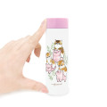 Japan Mofusand Mini Stainless Steel Water Bottle - Cat / Parrots - 2