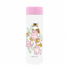 Japan Mofusand Mini Stainless Steel Water Bottle - Cat / Pig