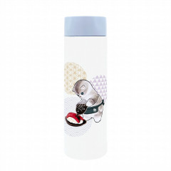 Japan Mofusand Mini Stainless Steel Water Bottle - Cat / Sushi