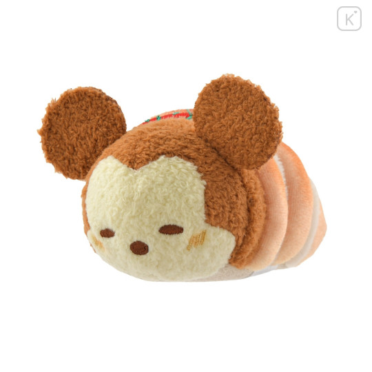 Japan Disney Store Tsum Tsum Mini Plush (S) - Mickey's Bakery Roll Bread - 1