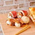 Japan Disney Store Tsum Tsum Mini Plush (S) - Mickey's Bakery Roll Bread - 8