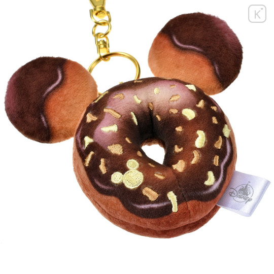 Japan Disney Store Plush Keychain - Mickey's Bakery : Donut - 5
