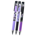 Japan Disney Store Juice Up Gel Pen 3pcs Set - Minne Mouse / Black & Purple - 2
