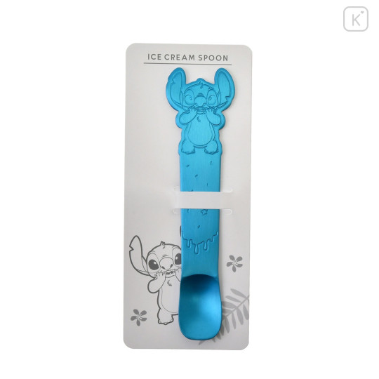 Japan Disney Store Ice Cream Spoon - Stitch / Blue - 1