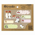 Japan Mofusand × Irodo Easy Rub Cloth Sticker - Cat / Fruits - 5