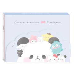 Japan Sanrio × Mochimochi Panda A6 Notepad - Characters / Hug